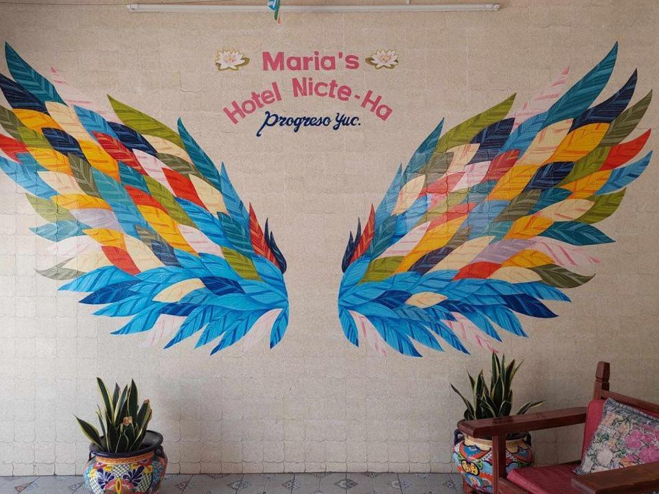 Hotel Maria's Nicte Ha Progreso  Exterior foto